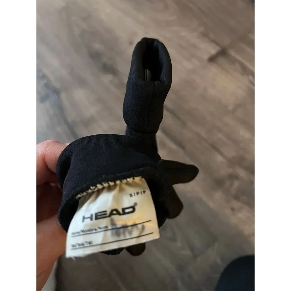 HEAD Kids’ Touchscreen Gloves - BLACK Heather winter layer size Small